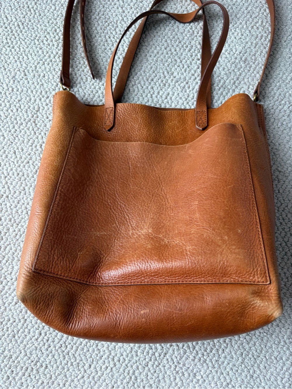 Madewell The Zip-Top Medium Transport Tote - Picture 2 of 9